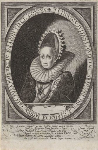 Portrait of Louise Juliana, Princess of Orange