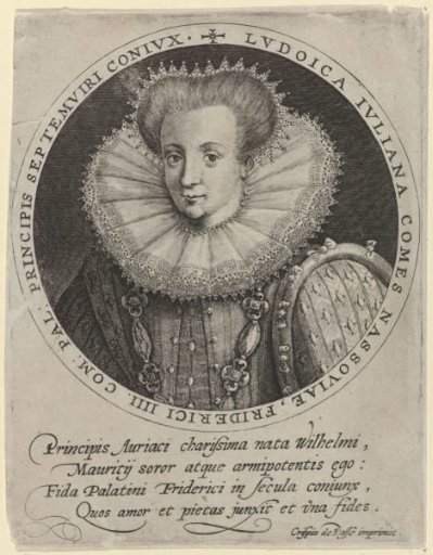 Portrait of Louise Juliana, Princess of Orange