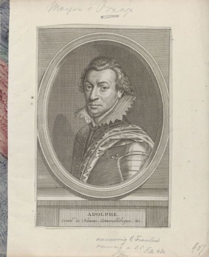 Portrait of Adolf, Count of Nassau-Siegen