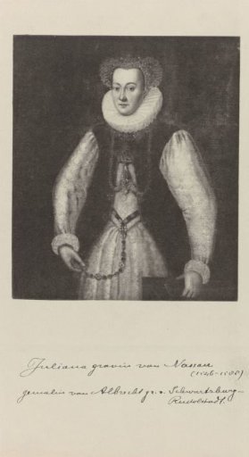 Portrait of Juliana, Countess of Nassau