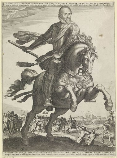 Equestrian portrait of Maurice, Prince of Orange