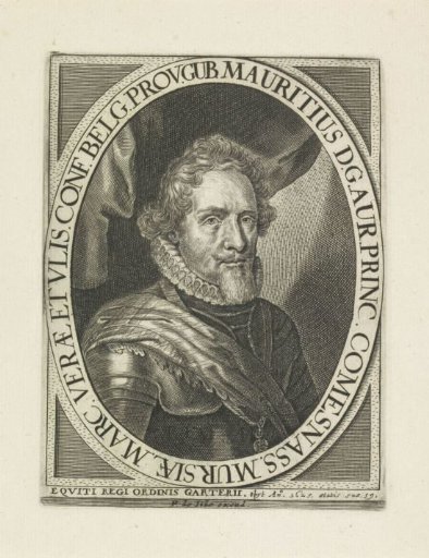 Portrait of Maurice, Prince of Orange, at the age of 59
