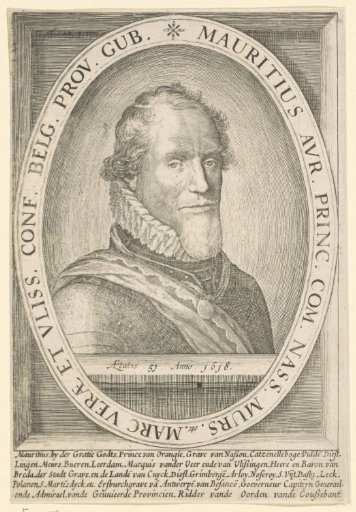 Portrait of Maurits, Prince of Orange, at the age of 51