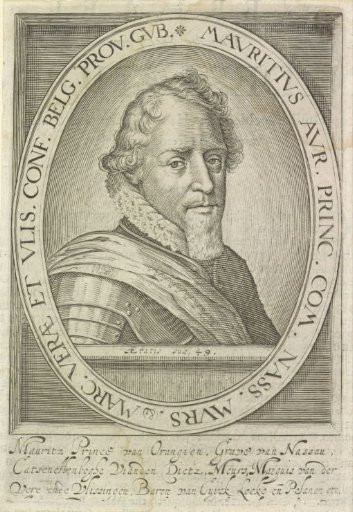 Portrait of Maurits, Prince of Orange, at the age of 49