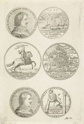 Medals with portraits of Frederick Henry, Prince of Orange