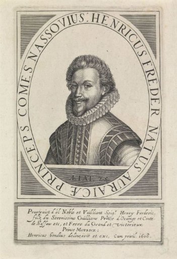 Portrait of Frederik Hendrik, Prince of Orange, at the age of 25