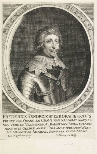 Portrait of Frederick Henry, Prince of Orange, at the Age of 59