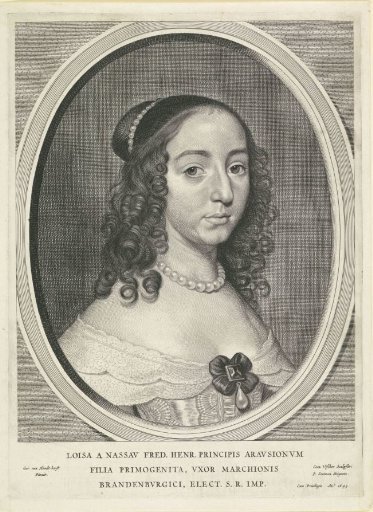 Portrait of Louise Henriette, Princess of Orange