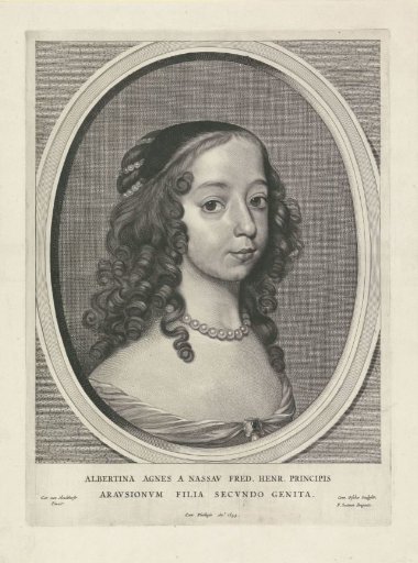 Portrait of Albertine Agnes, Princess of Orange