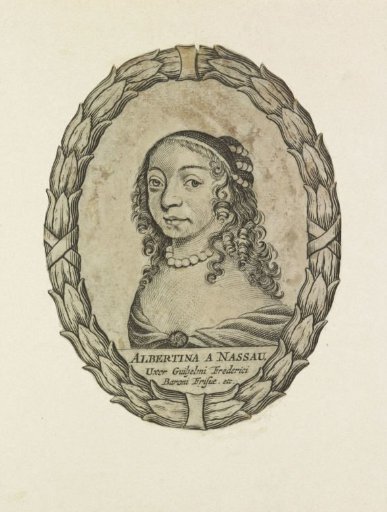 Portrait of Albertine Agnes, Princess of Orange