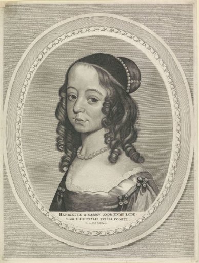 Portrait of Henriëtte Catharina, Princess of Orange