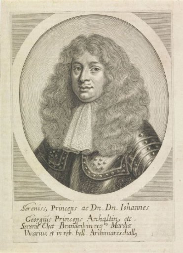 Portrait of Johan George II of Anhalt-Dessau