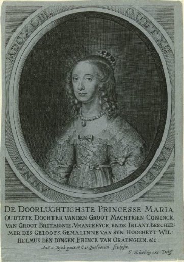 Portrait of Maria Henrietta Stuart, at the Age of 12