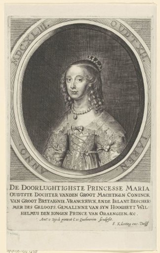 Portrait of Maria Henrietta Stuart, at the Age of 12
