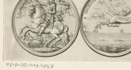 Medal with equestrian portrait of William III, Prince of Orange