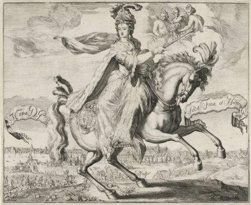 Equestrian Portrait of Maria II Stuart