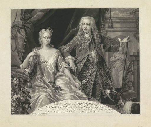 Portrait of William IV, Prince of Orange-Nassau, and Anna of Hanover