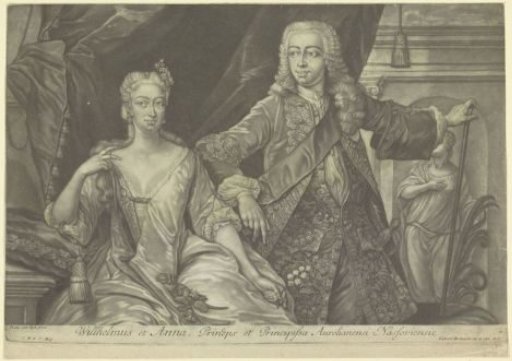 Portrait of William IV, Prince of Orange-Nassau, and Anna of Hanover
