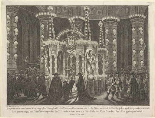 Funeral of Anna of Hanover, 1759