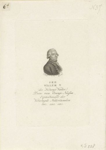 Portrait of William V, Prince of Orange-Nassau