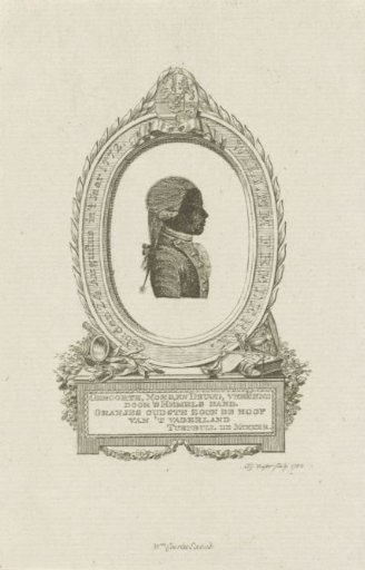 Silhouette Portrait of William I Frederick, King of the Netherlands