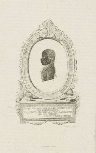 Silhouette Portrait of Frederick, Prince of Orange-Nassau
