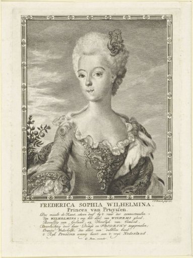 Portrait of Wilhelmina of Prussia
