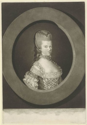 Portrait of Wilhelmina of Prussia