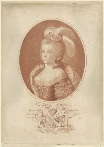 Portrait of Wilhelmina of Prussia