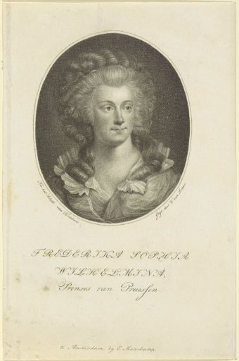 Portrait of Wilhelmina of Prussia