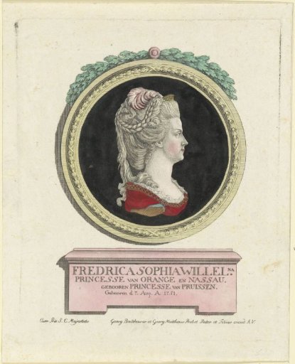Portrait of Wilhelmina of Prussia