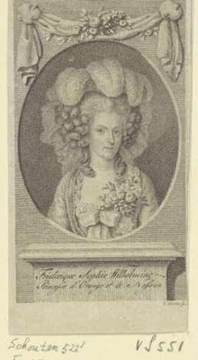 Portrait of Wilhelmina of Prussia