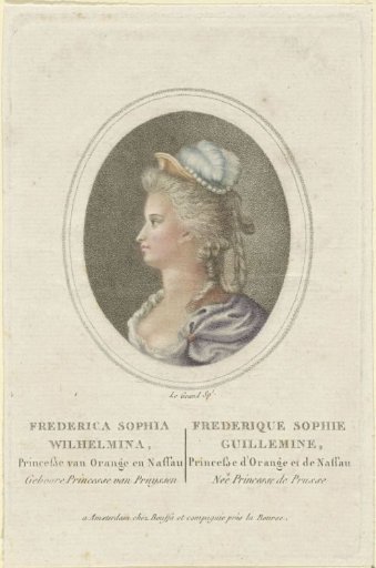 Portrait of Wilhelmina of Prussia