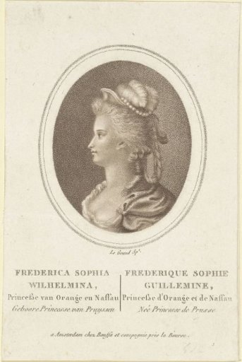 Portrait of Wilhelmina of Prussia
