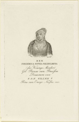 Portrait of Wilhelmina of Prussia