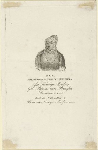 Portrait of Wilhelmina of Prussia
