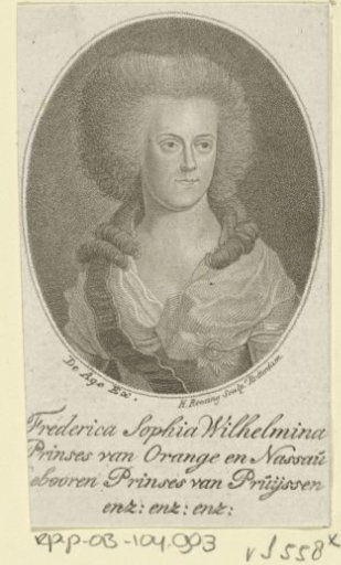 Portrait of Wilhelmina of Prussia