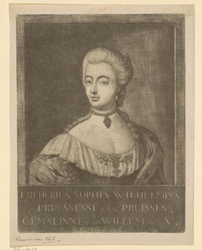 Portrait of Wilhelmina of Prussia
