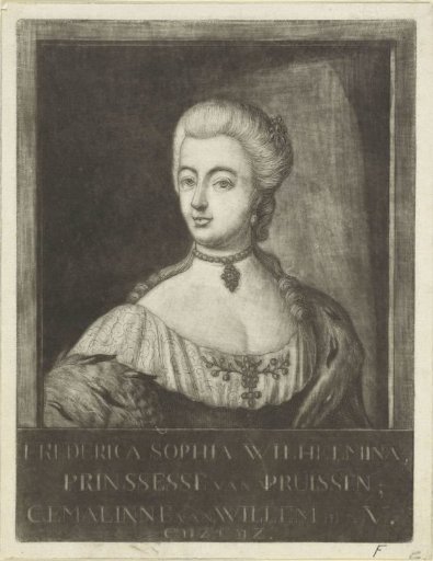 Portrait of Wilhelmina of Prussia