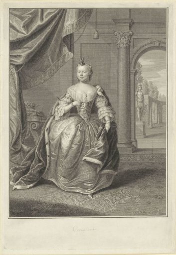 Portrait of Carolina, Princess of Orange-Nassau