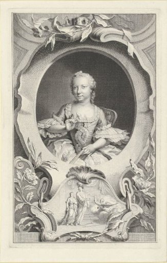 Portrait of Carolina, Princess of Orange-Nassau