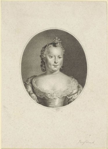 Portrait of Carolina, Princess of Orange-Nassau