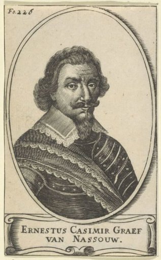 Portrait of Ernst Casimir, Count of Nassau-Dietz