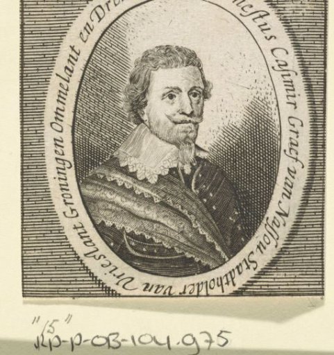 Portrait of Ernst Casimir, Count of Nassau-Dietz