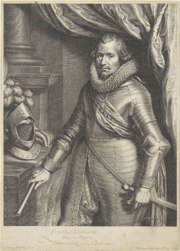 Portrait of Ernst Casimir, Count of Nassau-Dietz