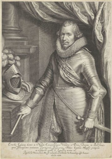 Portrait of Ernst Casimir, Count of Nassau-Dietz