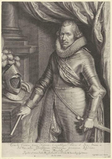 Portrait of Ernst Casimir, Count of Nassau-Dietz