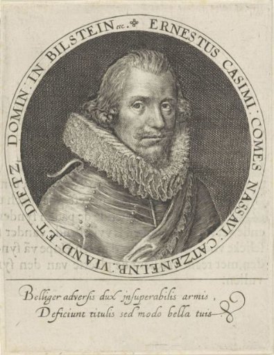 Portrait of Ernst Casimir, Count of Nassau-Dietz