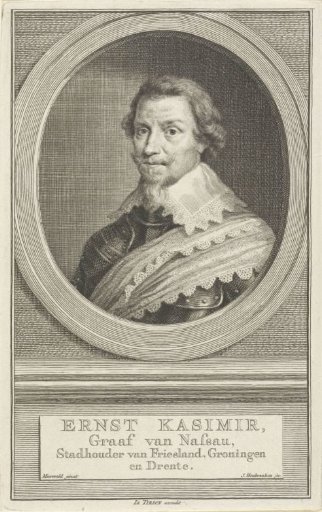 Portrait of Ernst Casimir, Count of Nassau-Dietz