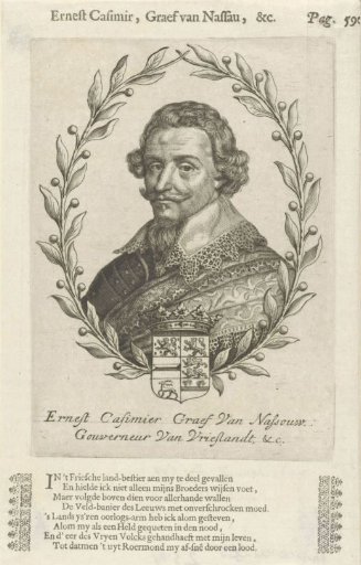 Portrait of Ernst Casimir, Count of Nassau-Dietz